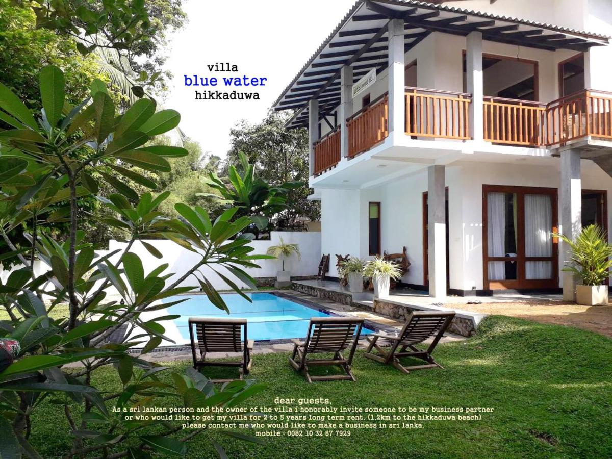 Blue Water Hikkaduwa Villa Exterior foto